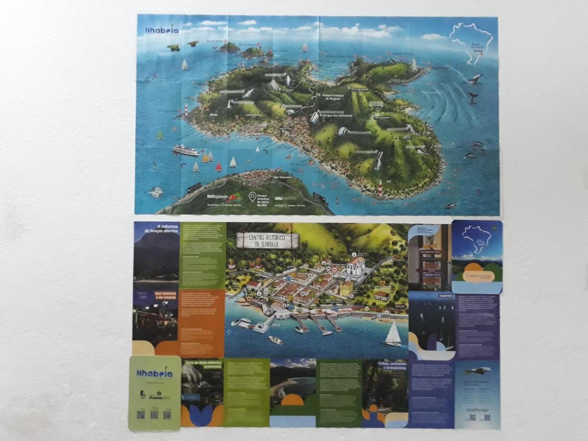 Quartos próximo ao centro de Ilhabela Exterior foto